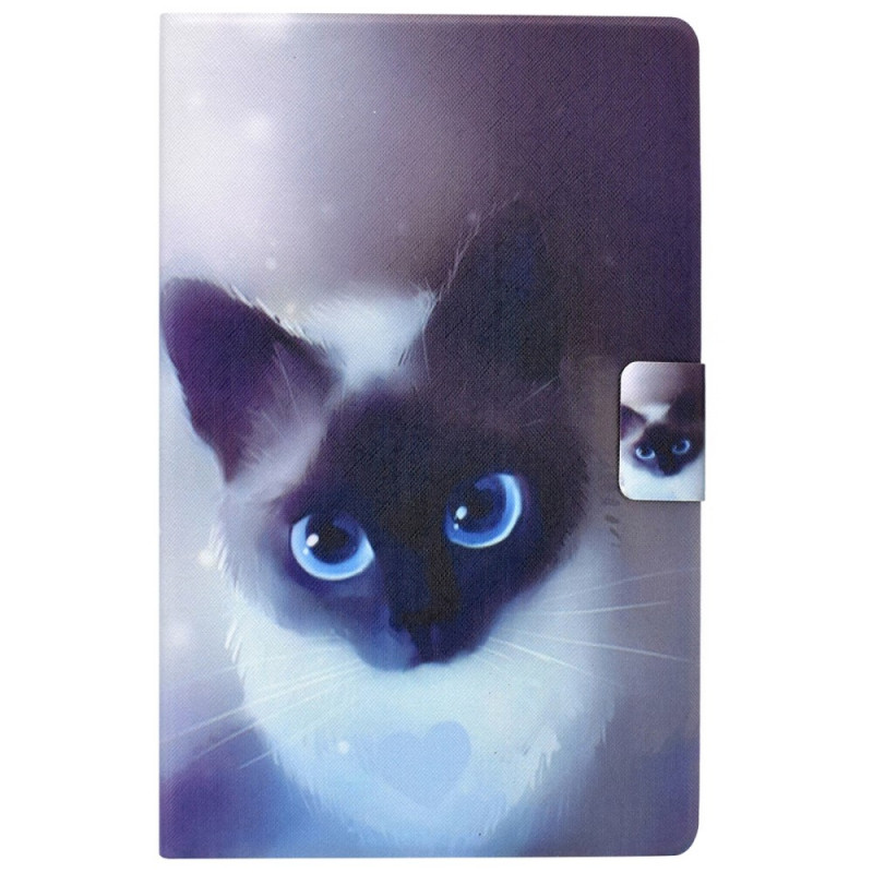 Fodral Samsung Galaxy Tab A8 (2021) katt blå ögon