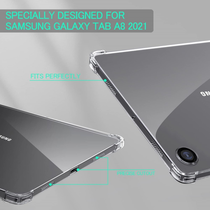 Coque Samsung Galaxy Tab A8 (2021) Silicone Transparent - Ma Coque