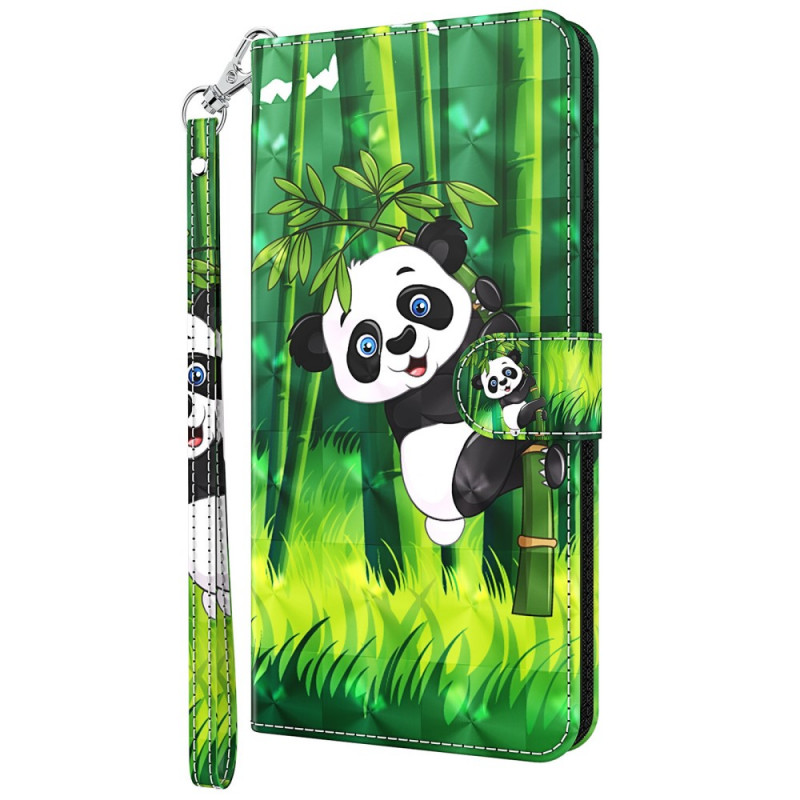 Moto G71 5G Panda och Bamboo Case