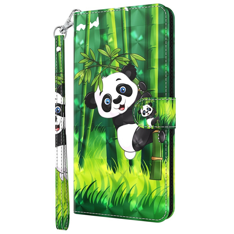 Moto G51 5G Panda och Bamboo Case