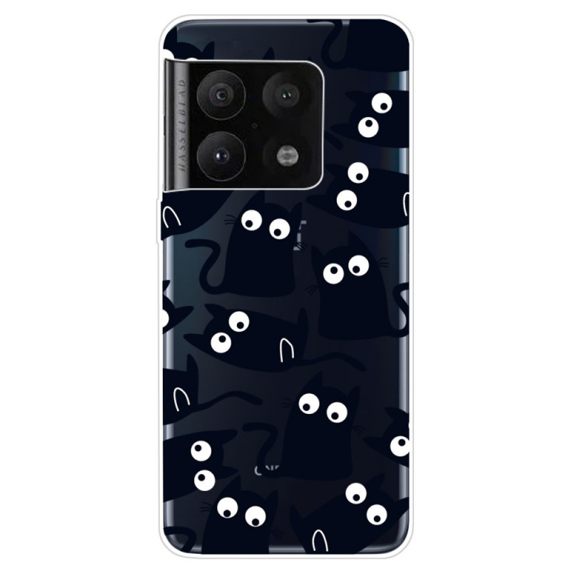 OnePlus 10 Pro 5G Cover Flera svarta katter