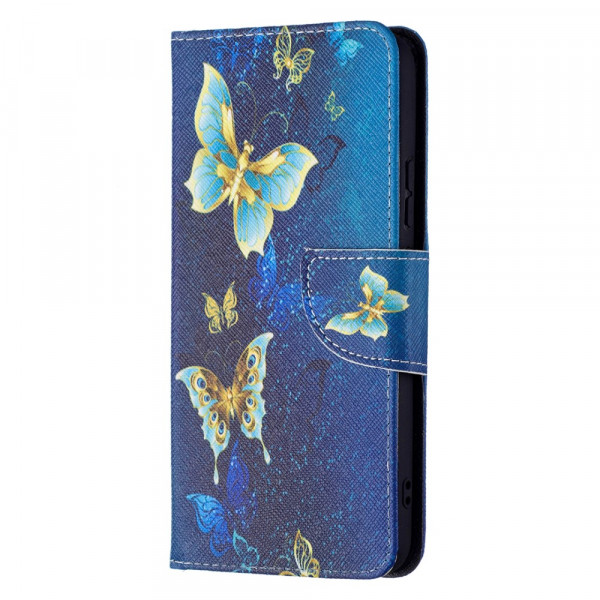 Samsung Galaxy S22 Plus 5G Guld Butterfly Case