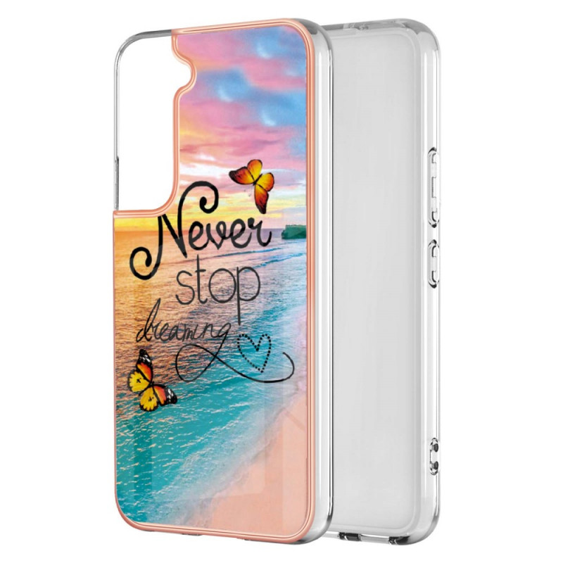 Samsung Galaxy S22 Plus 5G Fodral Never Stop Dreaming Butterflies