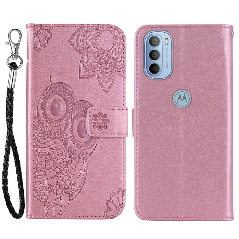 Moto G41 / G31 fodral Mandala Owl