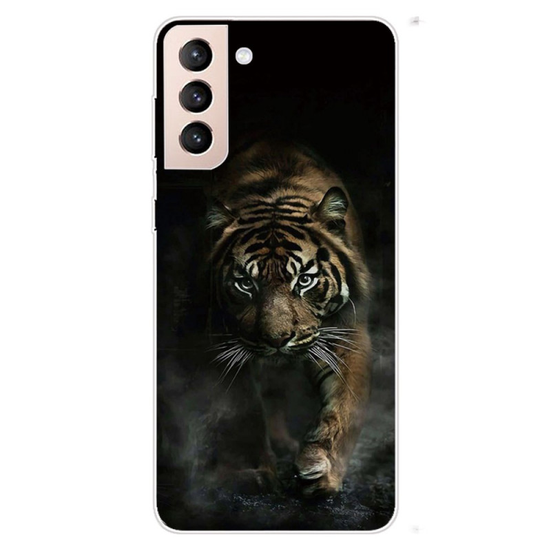 Samsung Galaxy S22 5G Flexibelt Tiger-fodral