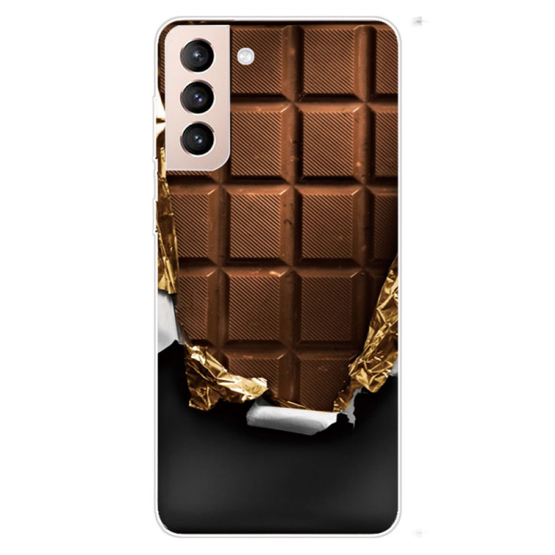 Samsung Galaxy S22 5G Flexibelt fodral Choklad