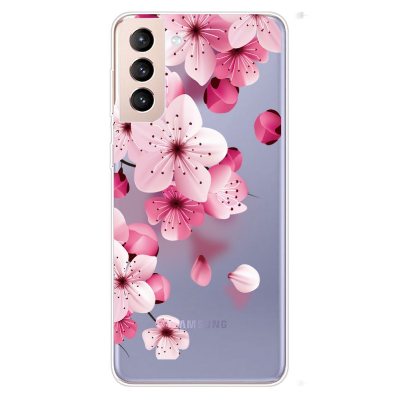 Samsung Galaxy S22 5G fodral Small Pink Flowers