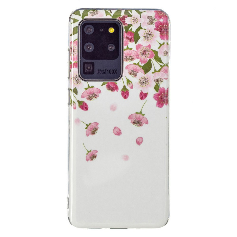 Samsung Galaxy S20 Ultra fodral Fluorescent Flowers