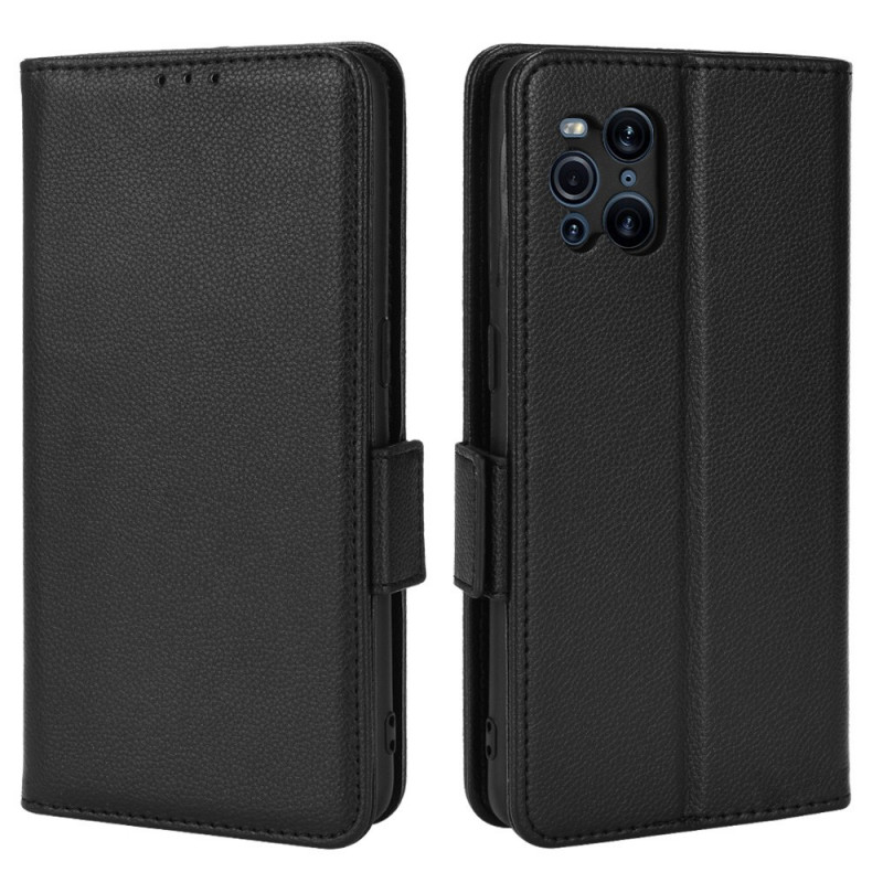 Fodral Oppo Find X3 / X3 Pro Double Flap Lychee Nya färger