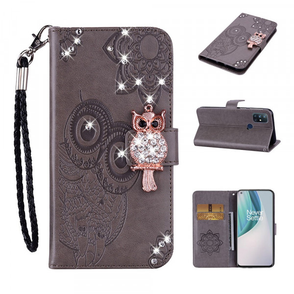 OnePlus NordN10 Owl Mandala och Charm Case