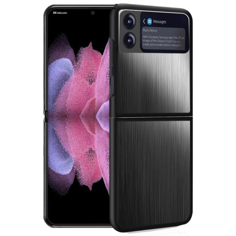 Samsung Galaxy Z Flip 3 5G Rostfritt fodral med borstad yta