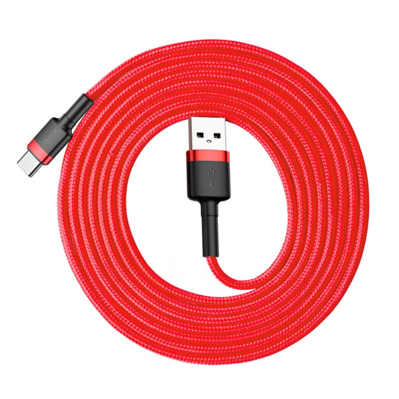 BASEUS USB- till USB Type-C-kabel på 2 meter