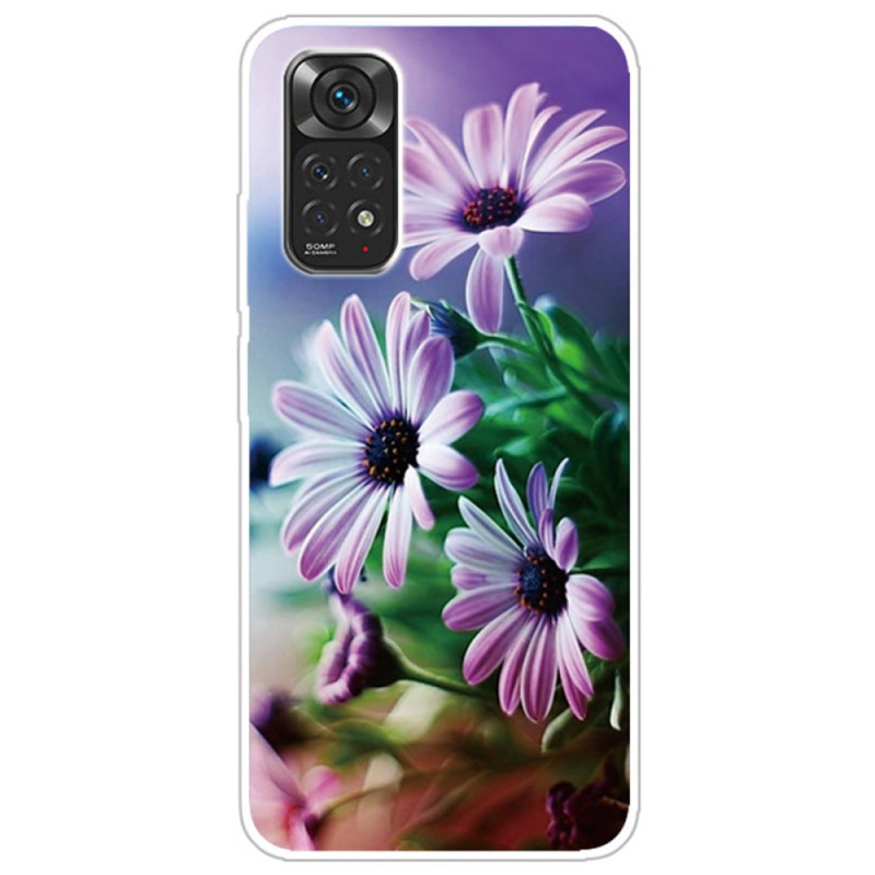 Xiaomi Redmi Note 11 / 11s fodral Realistiska blommor