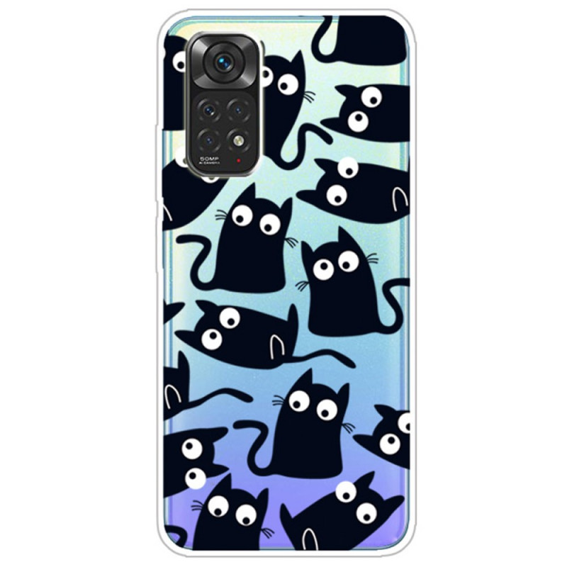 Xiaomi Redmi Note 11 / 11s Multiples Black Cats Case