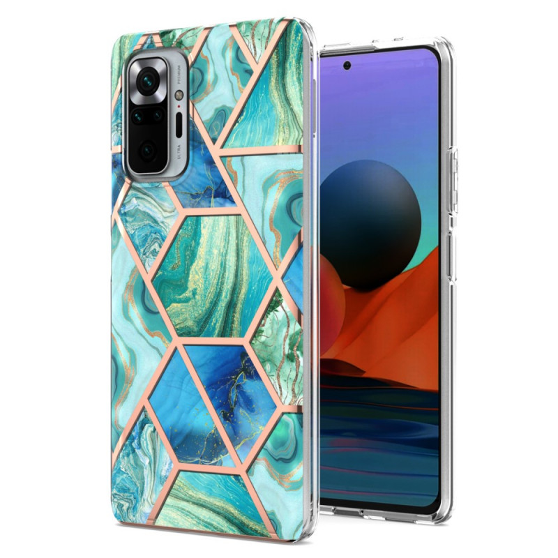 Xiaomi Redmi Note 10 Pro Marble Intense Geometry Case