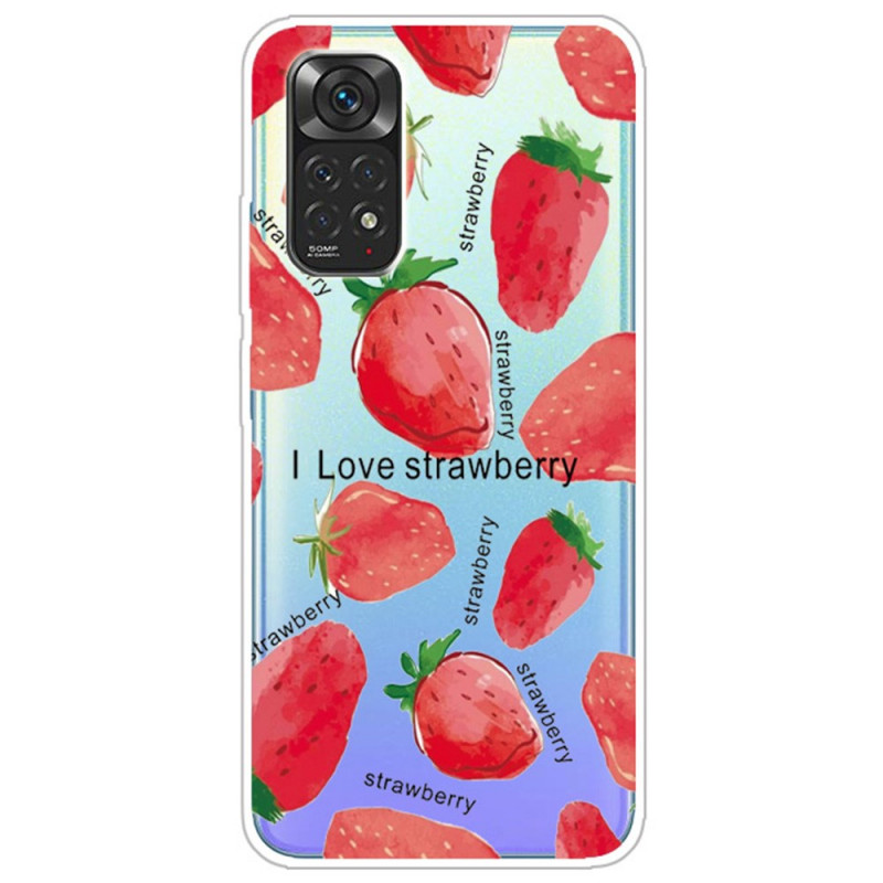 Xiaomi Redmi Note 12 Pro 4G/Note 11 Pro/11 Pro 5G Strawberry / i Love Strawberry Fodral