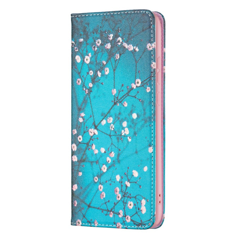 Flip Cover Xiaomi 12 / 12X / 12S Blommiga grenar