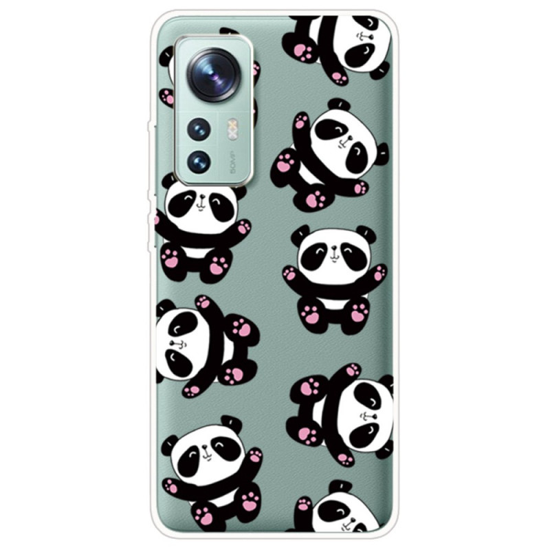 Xiaomi 12 / 12X / 12S Top Pandas Fun Fodral