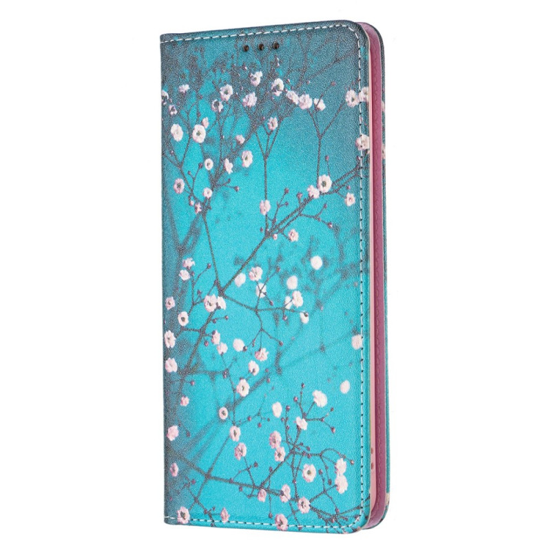 Flip Cover Samsung Galaxy A53 5G Blommiga grenar