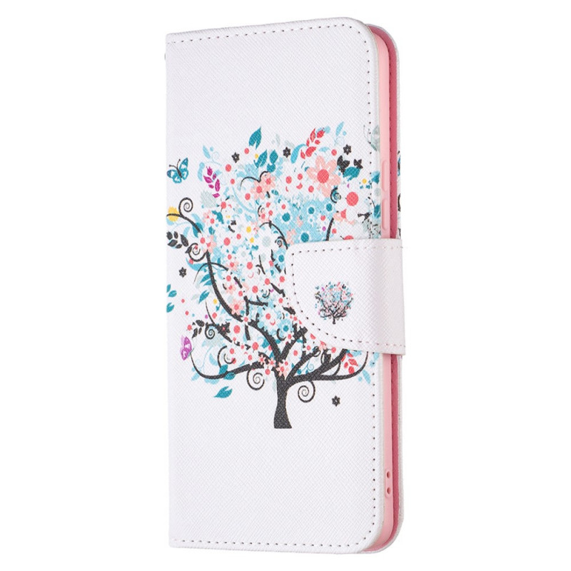 Samsung Galaxy A53 5G fodral med blommigt träd