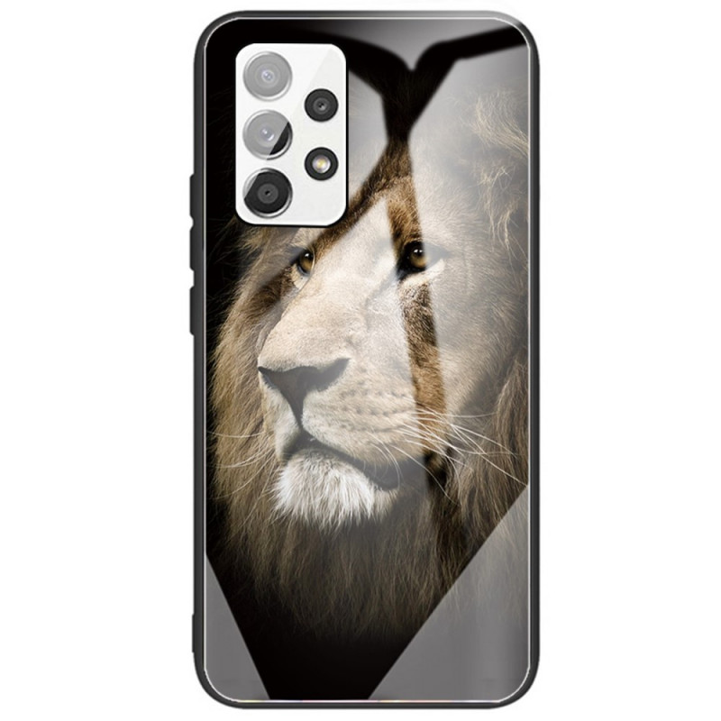Samsung Galaxy A53 5G Hårt skydd Lionhead Glass Case