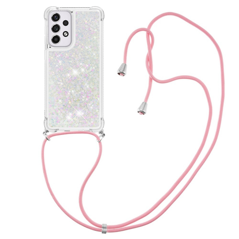 Samsung Galaxy A33 5G Glitter Design String Case