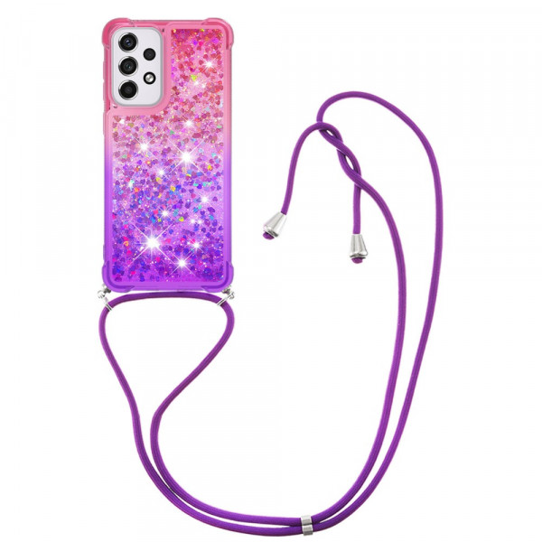 Samsung Galaxy A33 5G Silikon Glitter String Case