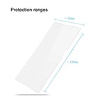 Sony Xperia XA1 skydd av genomskinligt härdat glas