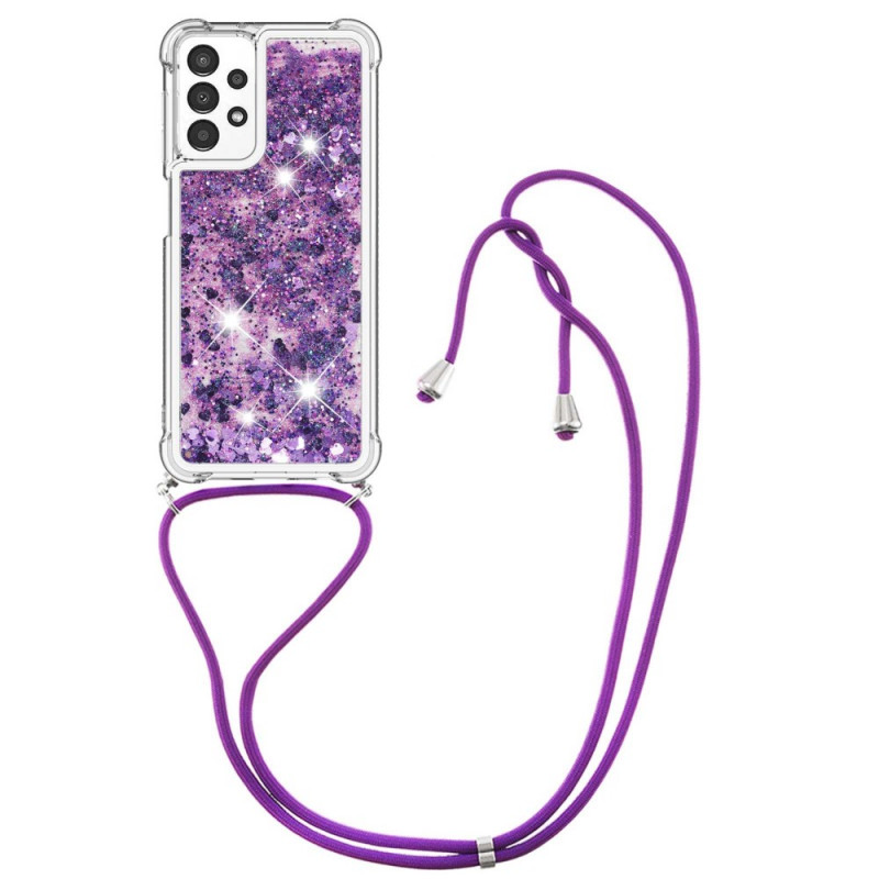 Samsung Galaxy A13 Glitter Design String Case