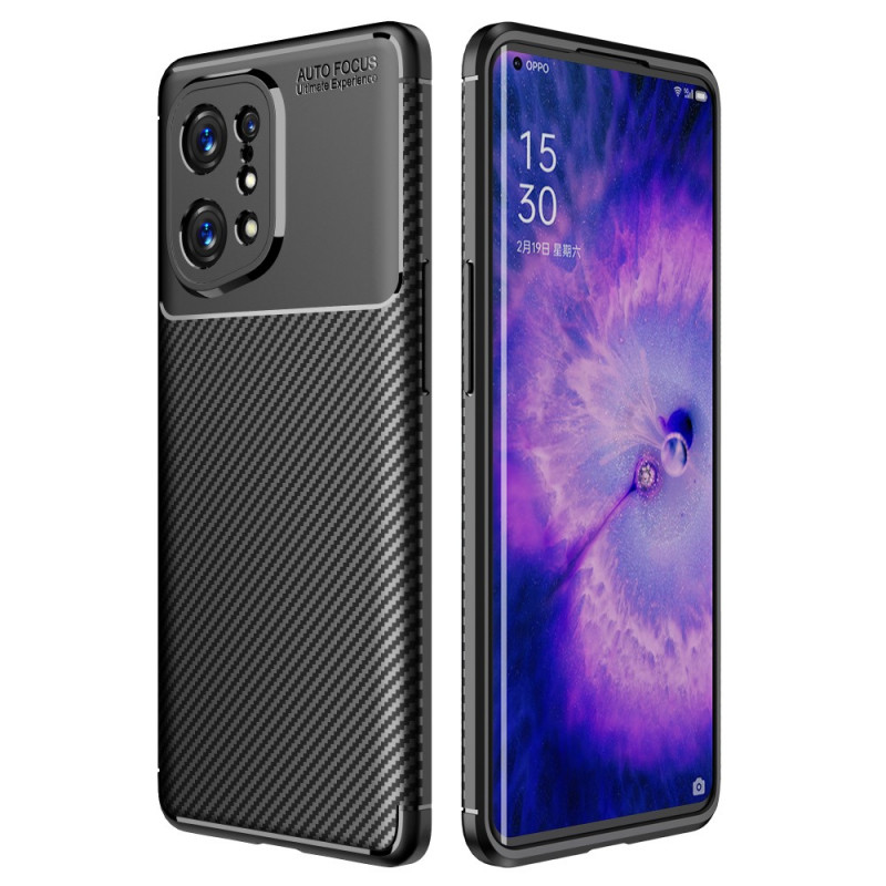 Oppo Find X5 flexibelt kolfiberfodral