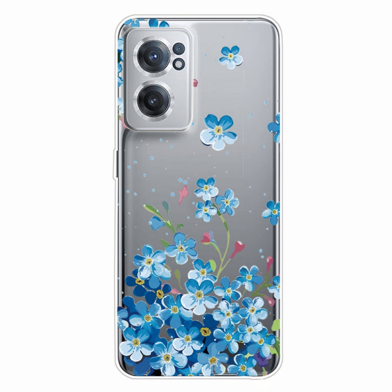 OnePlus NordCE 2 5G Blue Flowers Case