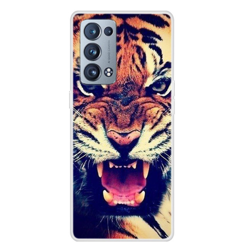 Oppo Reno 6 Pro 5G Tiger Face-fodral