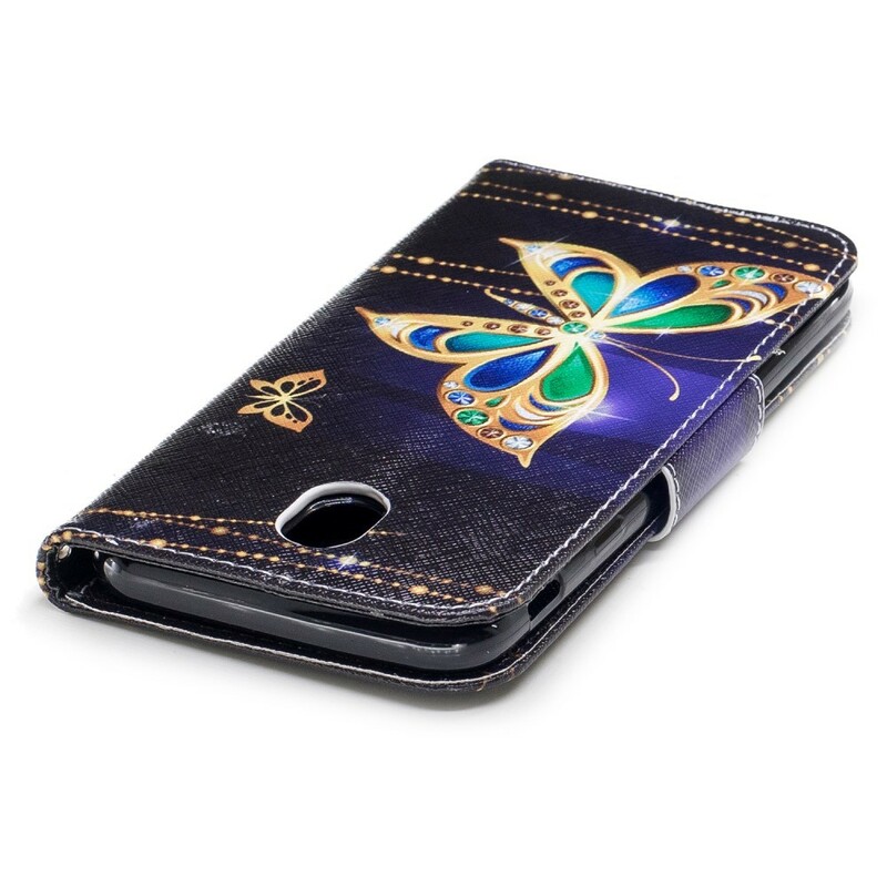 Samsung Galaxy J7 2017 fodral Magic Butterfly