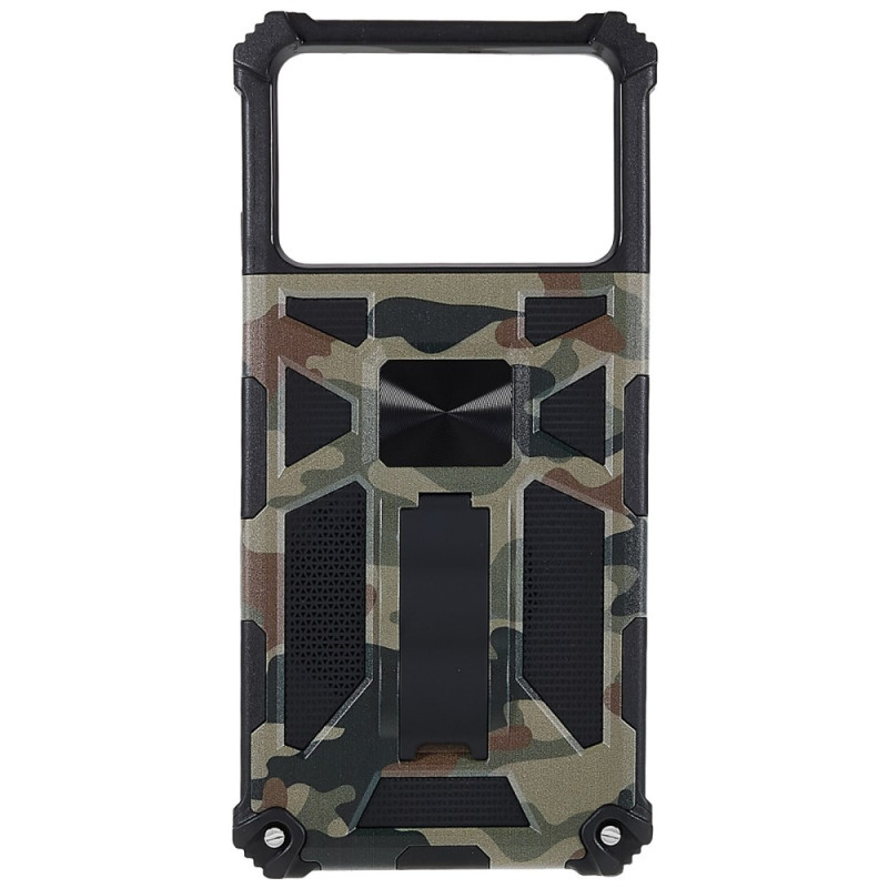 Fodral Poco X4 Pro 5G Camouflage Avtagbart stöd