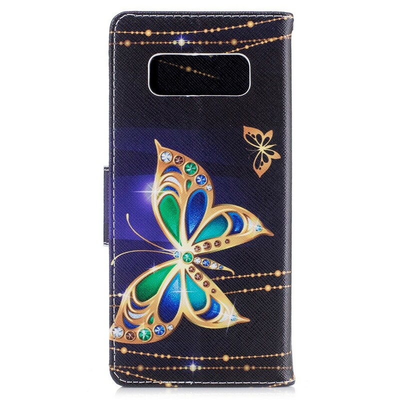 Samsung Galaxy Note 8 Magic Butterfly fodral