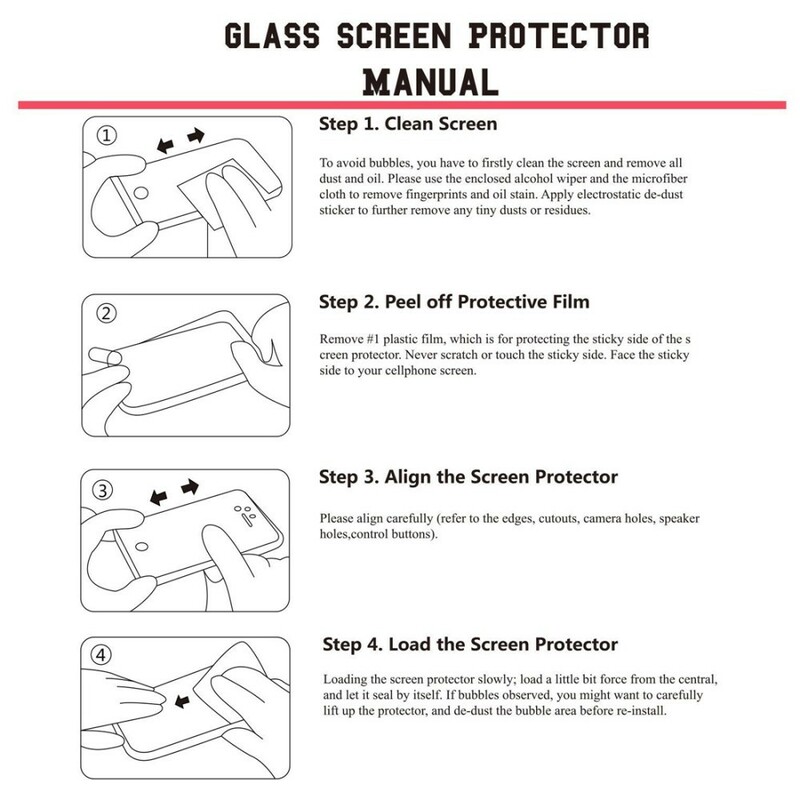 Skydd av härdat glas för Samsung Galaxy Note 8
