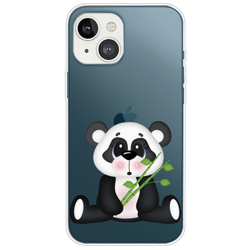 iPhone 14 Plus genomskinligt fodral Sad Panda