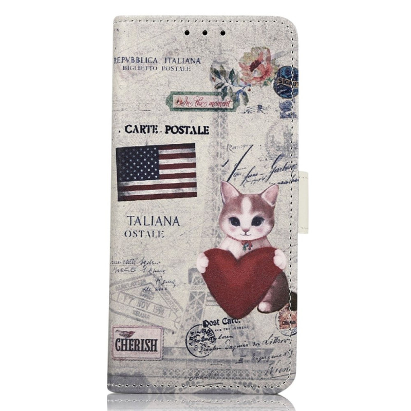Fodral iPhone 14 Pro Max Traveller Cat