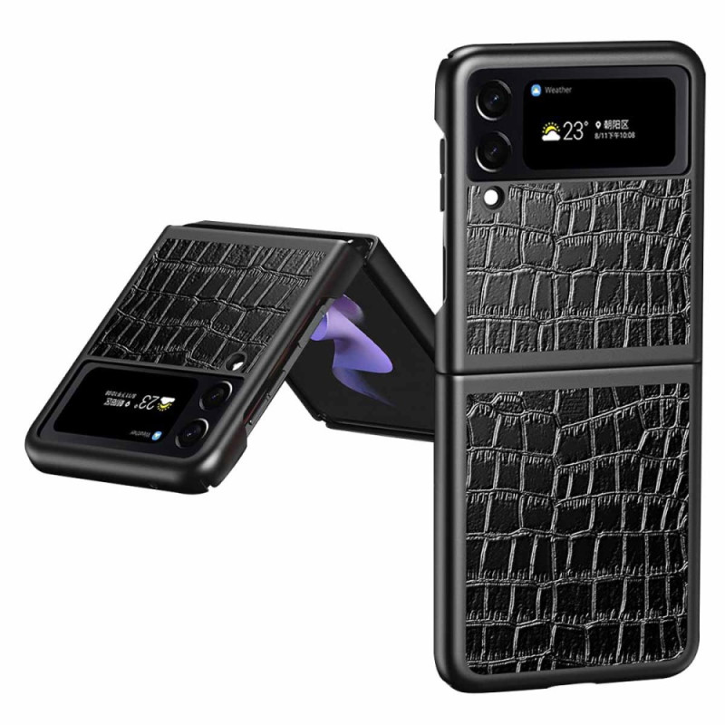 Samsung Galaxy Z Flip 4 Crocodile Skin Style Case