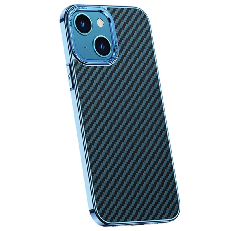 iPhone 14 Leatherette SkalCarbon Fiber Texture