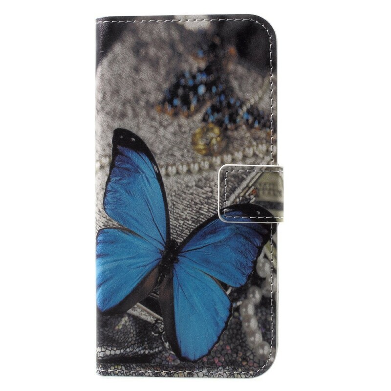 Fodral iPhone X Butterfly Blue