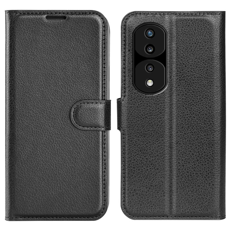 Honor 70 Classic Leather Case Lychee Effect