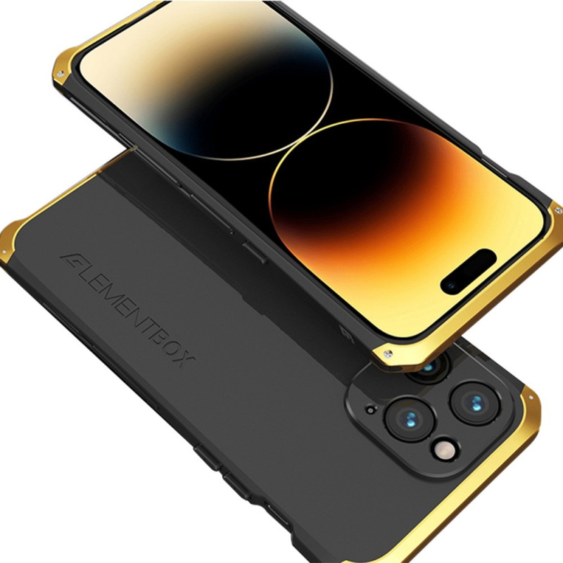 iPhone 14 Pro Max-fodral med tvåfärgad metallram