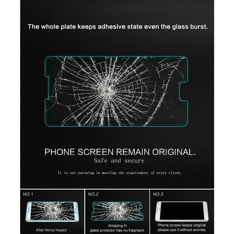 Skydd av härdat glas för Samsung Galaxy Note 4
