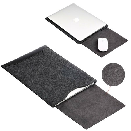MacBook Pro 15 / Touch Bar genomskinligt filtfodral