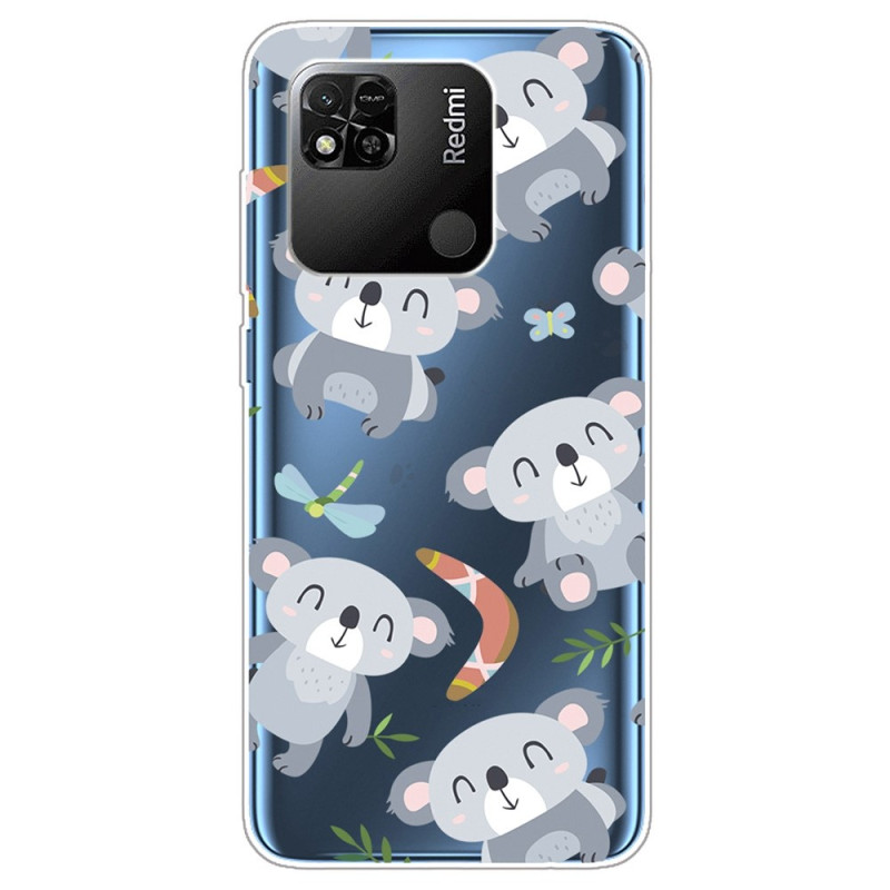 Xiaomi Redmi 10A genomskinligt fodral med flera koalor