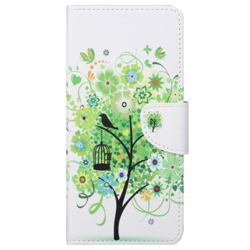 Samsung Galaxy S23 5G Fodral med grönt blad och träd