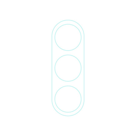 Skyddslins i härdat glas...