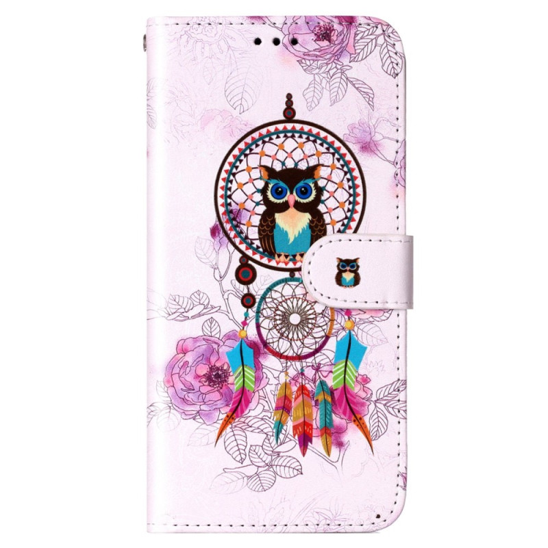 Fodral Oppo A57 / A57 4G / A57s Dream Catcher Nyckelband Uggla