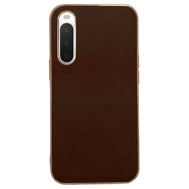 Coque Sony Xperia 10 IV Vrai Cuir